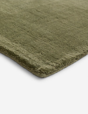 Perenne Hand-Loomed Wool Rug Swatch, Green