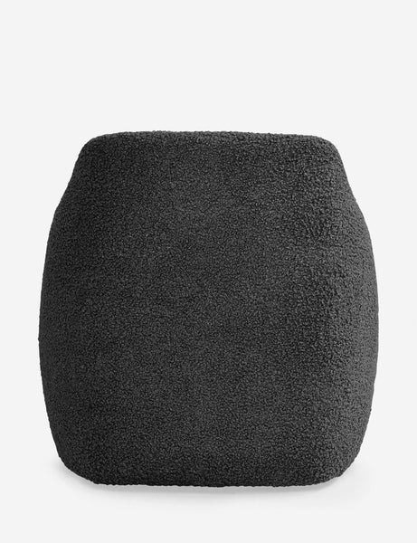 #color::slate-boucle | Back of the Tobi Slate Boucle swivel chair