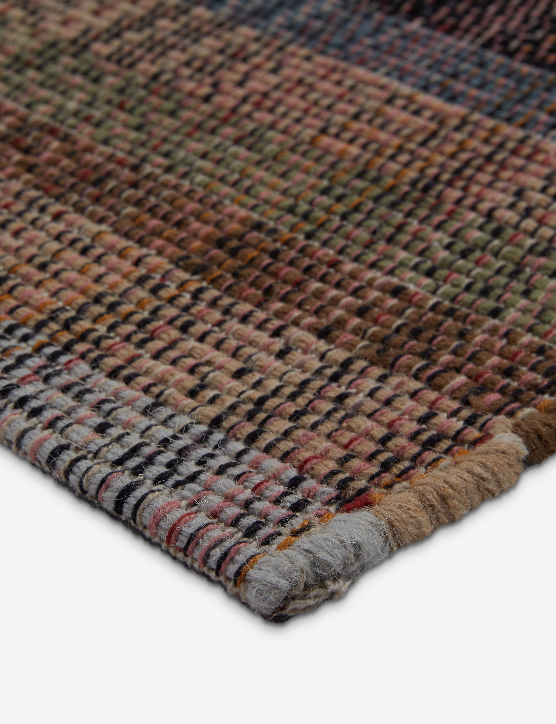 Sorell Handwoven Blend Rug Swatch, Black