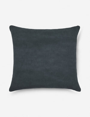The black back on the Kellan square throw pillow