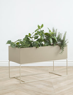 Ravine Planter Pot, Taupe by Ferm Living