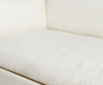 Polyester Linen Swatch, Ivory