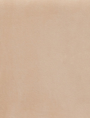 Cotton Velvet Swatch, Buff