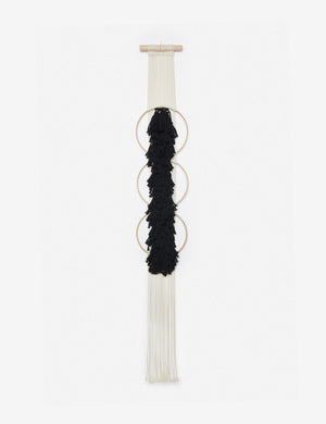 Studio Nom Lwazi black woven Wall Hanging by nom