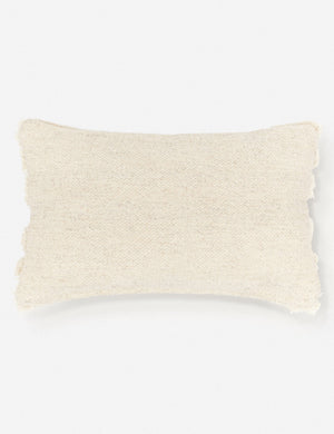 Back of the arches ivory lumbar pillow