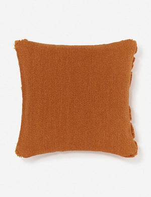 Back of the arches rust square pillow