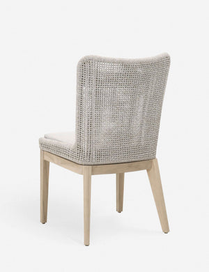 Angled rear view of the Winnetka Indoor / Outdoor Dining Chair